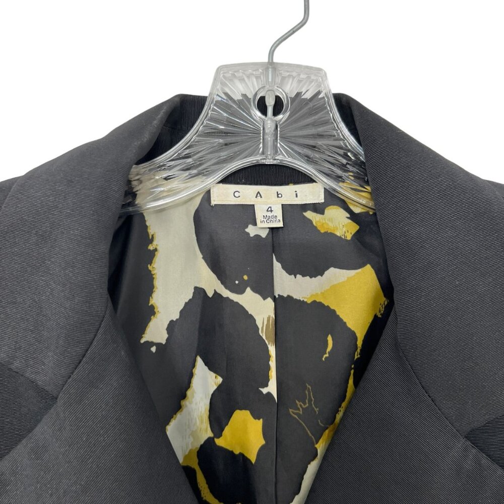 Cabi Luxe Tux Leopard Print Lined Double Breasted… - image 3